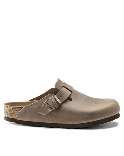Boston Oiled Leather Sandal - Tobacco Brown - Birkenstock